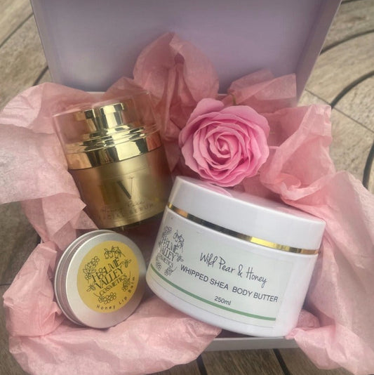 Gift Box - Facial Serum, Body Butter, Lip Balm