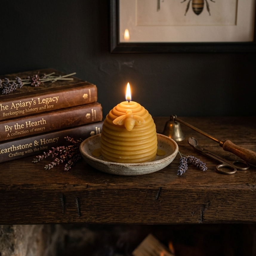 Skep Beeswax Candle