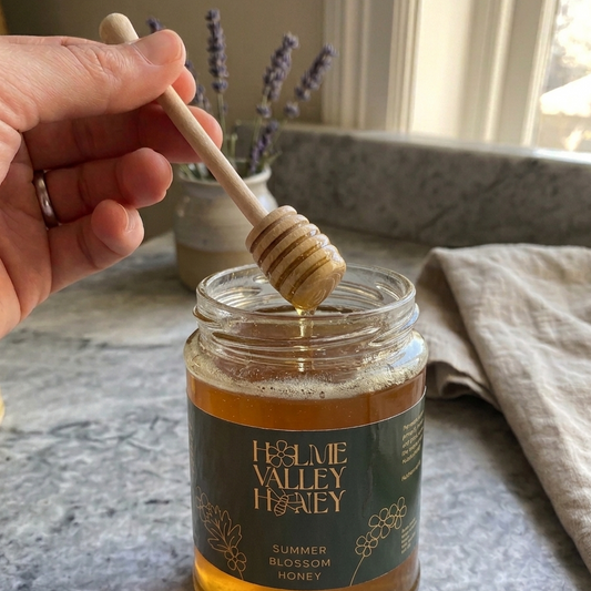Wooden Honey Server